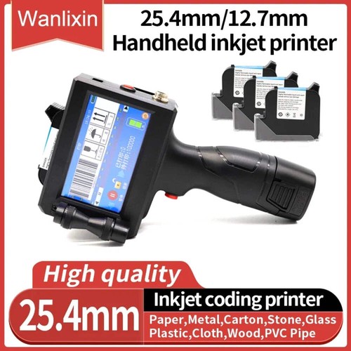 Handheld inkjet label - label, printer